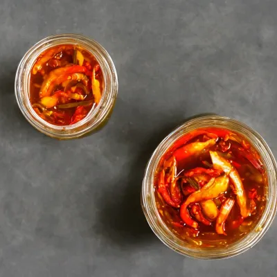 Søde syltede chili