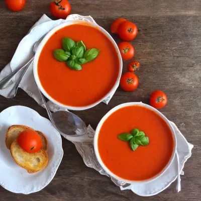 Lækker tomatsuppe