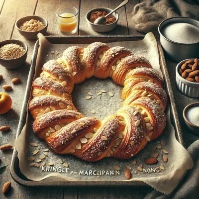 Kringle med marcipanremonce