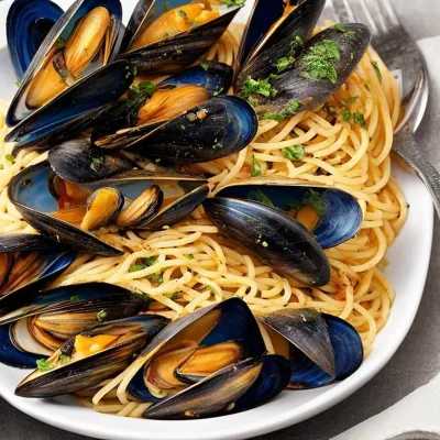 Spaghetti med muslinger