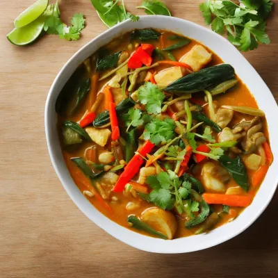Thailandsk grøntsagsgryde
