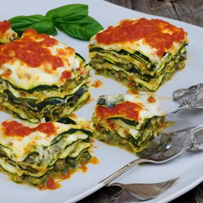 Courgettelasagne