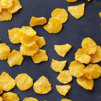 Søde ananaschips