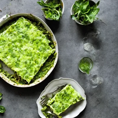 Grøn lasagne